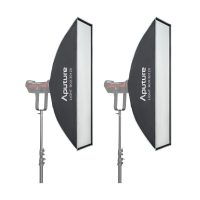 Kit 2x Aputure Light Box 30×120cm
