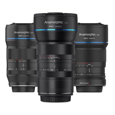 Kit 3x Sirui Anamorphic 1.33x (24/35/50mm) — MFT
