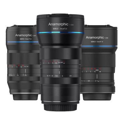 Kit 3x Sirui Anamorphic 1.33x (24/35/50mm) — Sony E