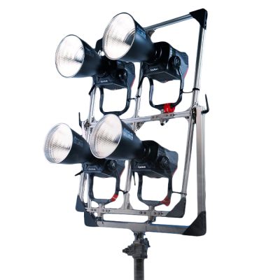 Kit 4x Aputure 1200D Pro LED + 4-Light Bracket
