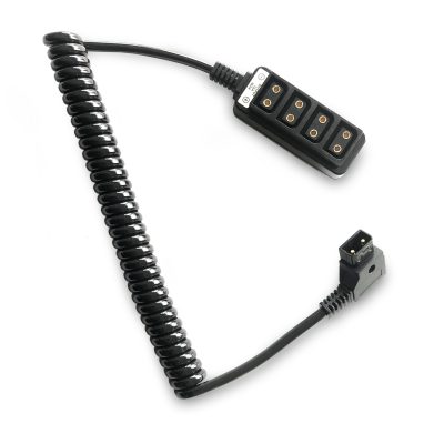 D-Tap Male to 4x D-Tap Female Splitter