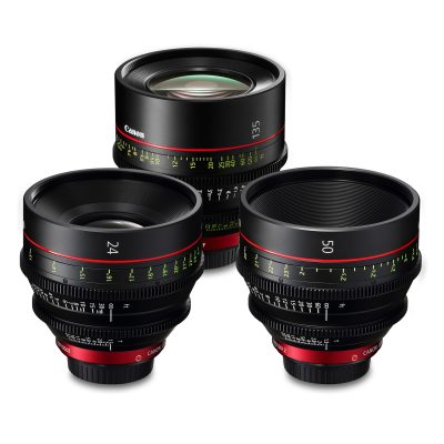 Kit 3x Canon CN-E Cine Primes (EF)