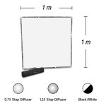 Diffuser/Reflector 1×1m