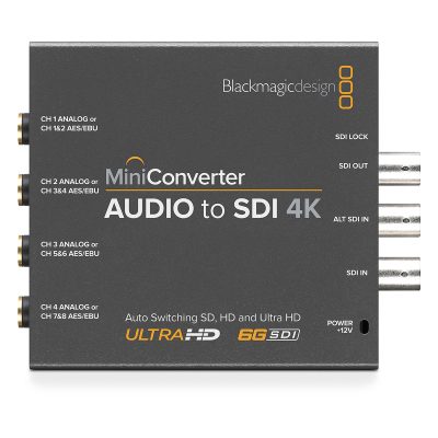 Blackmagic Mini Converter Audio to SDI 4K
