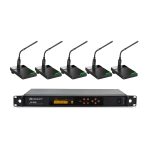 Conference System with 5 Microphones