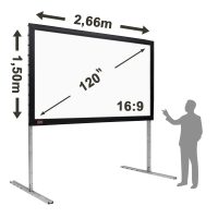 Projection Screen 2.66 × 1.50m (16:9)