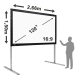 Projection Screen 2.66 × 1.50m (16:9)