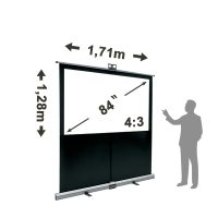 Portable Projection Screen 1.71 × 1.28m (4:3)