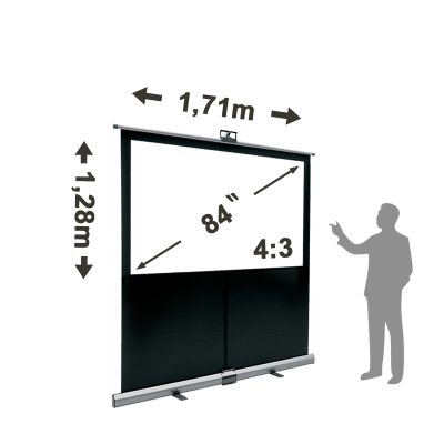 Portable Projection Screen 1.71 × 1.28m (4:3)