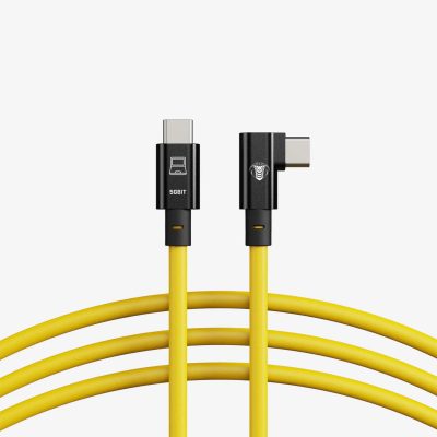 Tether Cable USB-C to USB-C 90º (10m)