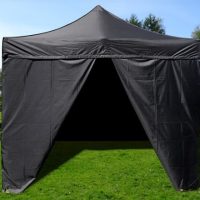 Flextents 3×3m Black Pop-Up Tent