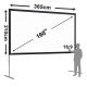Projection Screen 3.65 × 2.10m (16:9)