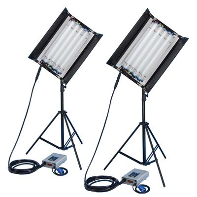 Kino Flo TRUE MATCH 4Bank 2ft (0.6m) Kit 2x