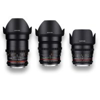 Kit 3x Cine Primes Samyang MFT Lenses