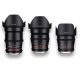 Kit 3x Cine Primes Samyang MFT Lenses