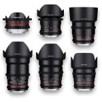 Kit 6x Cine Primes Samyang MFT Lenses