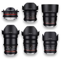 Kit 6x Cine Primes Samyang MFT Lenses
