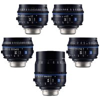 Kit 5x ZEISS CP.3 (25/35/50/85/100mm) T2.1 — PL/EF