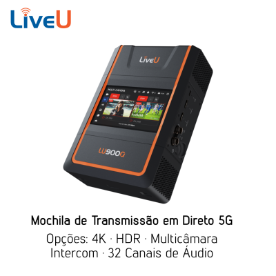 LiveU LU900Q 5G live transmission backpack rental Lisbon