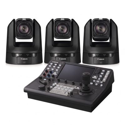 Canon PTZ Kit — 3x CR-N300 + RC-IP1000 Controller rental Lisbon