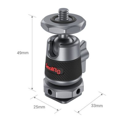 SmallRig Mini Ball Head with Removable Cold Shoe Mount