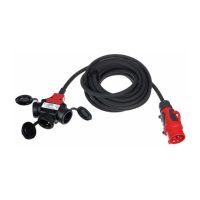 Stairville CEE 16A Three-Phase Extension Cable, 10m