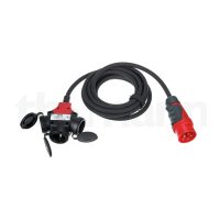 Stairville CEE 16A Three-Phase Extension Cable, 5m