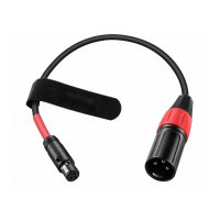 Mini XLR Female (TA3F) to XLR Male Cable, 30cm