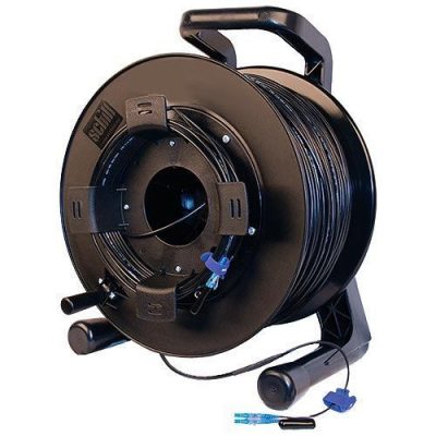 LC fiber-optic cable drum 200m